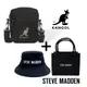 KANGOL 袋鼠 網格側背包+STEVE MADDEN 漁夫帽 羊毛氈吐司包小帥包 網格包 AAstore