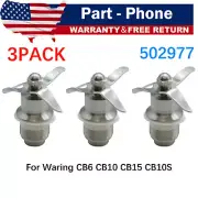 3PC For Waring CB6 CB10 CB15 Cutting Blade Assembly Replacement 502977 Assembled