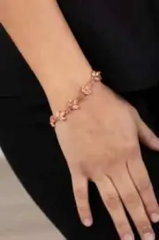 Paparazzi: Gala Garland Copper Bracelet NIP