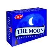 BRAND NEW - HEM - The Moon - 120 Incense Dhoops - Full Box - FAST SHIPPING
