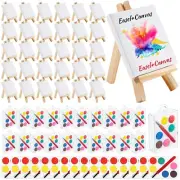 Watercolor Paint Sets Mini Paint Sets with 3 x 3'' Painting Canvas Panel Mini...