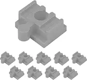 Wood Train Track Connector Pieces - Toy Train Track Adapter - Set of 10 Wooden Train Track Accessories for Kids Aged Over 3 Years Old, Track Connector Train Sets