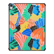 iPad Air 13-inch (M2/M3) iPad Impact Case Colorful Abstract Shapes Animal Skin Pattern Modern Maximalist Art