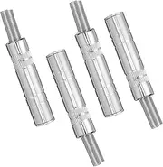 CLISPEED 4PCS Socket Female Audio Connector for Microphone and Speaker Cable Replacement Durable Easy Installation for DIY Audio Projects