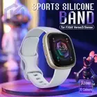 For Fitbit Versa 3 Sense Replacement Breathable Sports Silicone Band Strap Oz