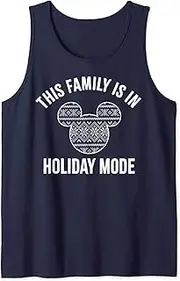 [Disney] Mickey And Friends Christmas Family Holiday Mode Tank Top