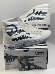 NEW SIZE 11 MEN - VANS UA SK8-HI REISSUE VLT LX PATTA "MEAN EYED CAT WHITE" 2021