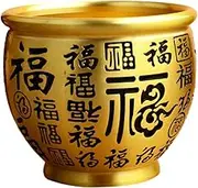 CORHAD Brass Bowl Traditional Basin for Home Decor Offering Bowl Design for Living Room Office