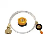 Camping Gas Stove Propane Refill Adapter Flat Cylinder Burner Gas Charging New
