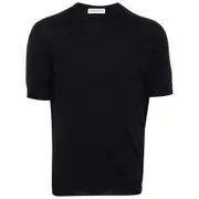 [Goes Botanical] Goes Botanical Fine-knit Merino Wool Top IV NUMERIC BLUE