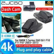 4K 2160P Wifi DVR Dash Cam Camera for BMW 5 Series E60 E61 F10 F11 F07 2003~2013