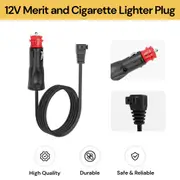 12V Merit and Cigarette Plug to Waeco Fridge Adaptor