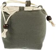 Abaodam Dog Treat Pouch for Training Lightweight Drawstring Snack Bag with Zipper Pocket Portable Storage for Small Dogs for Outdoor Walks and Pet Activities