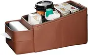 Car Organizer Front Seat,Car Caddy Front Seat Organizer - Automotive Interior Organization for Tissue Box Phone Key