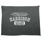 Harrison V2 Team Lifetime Member - Funny Novelty Soft Sport Microfiber Towel
