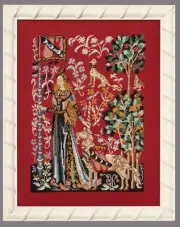 Kit cross Stitch Cross Lady to The Unicorn the Touch
