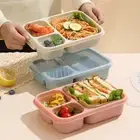 4Colors Food Container Leakproof Kids Bento Box Lunch Box Travel Snack Storage