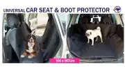 Rear Car Seat Cover Waterproof Pet Dog Hammock Back Seat Boot Protector Mat