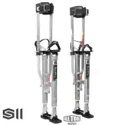 SurPro S2 Quad Lock Dual Legs Support Aluminum Drywall Stilts 20-30 in.
