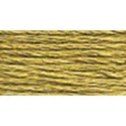 DMC 117-371 Mouline Stranded Cotton Six-Strand Embroidery Floss Thread, Mustard