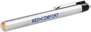MED-COMFORT Medical Pen Light with Batteries, Silver