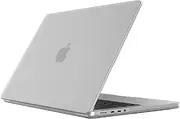 JCPAL MacGuard Premium Hardshell Ultra-Thin Protective Case with Scratch Resistant Matte Finish for MacBook Pro 14-inch M1/M2/M3 Models with Touch ID Matte Clear