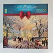 Thomas Kinkade Victorian Christmas Carol 1000 Piece Ceaco Puzzle NIB