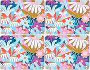 Maxwell & Williams Rach Jackson Wild Wonderful Cork Back Placemat 34x26.5cm Set of 4 Gift Boxed