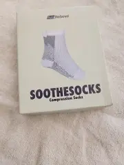 AmRelieve SootheSocks Compression Socks Support Socks White L/XL NEW