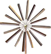 Impeccably Crafted Kinetic Copper Wind Spinner - Stunning 70 mph Resistance