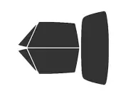Rvinyl Window Tint Kit Fits Suzuki X-90 1996-1998