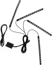 PLAFOPE Led Car Lights Interior Mood Lighting Control Color Changing for Footrest Floor and Night Use