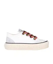Lanvin Wonder Low-Top Lace-Up Sneakers 35,36,37 White