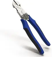 Diagonal Cutting Pliers-KAIHAOWIN 8" Heavy Duty Wire Cutter Wire Stripper Crimper-High Leverage with Compound Action Design Diagonal Cutters-Multi function Professional Industrial Cut Hardened Wire