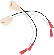 DINHEAROM 1Pair Car Speaker Connector Adapter Plug and Play Wiring Harness for Durable Speaker Wire Cable Converter for Easy Installation