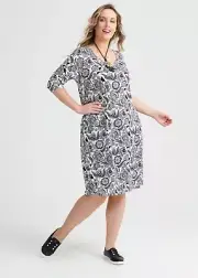 Taking Shape Dress Size S Wallpaper Style NWT