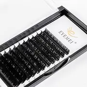 Eyelash Extensions 0.15 C Curl 16mm Natural Faux Mink Eyelash Extensions Supplies Single length 3D False Eyelashes Professional Use by EYEMEI