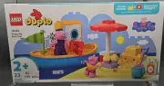 LEGO 10432 DUPLO Peppas Bootsausflug, 2 Figuren, jede Menge Zubehör