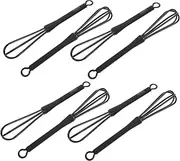FRCOLOR 8pcs Manual Hair Color Mixer Whisk for Salon and Home Use Durable Hair Dye Stirrer Tool for Precise Uniform Blending and Mixing of Creams Portable Hand Pressed Design
