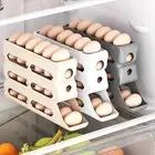 Egg Container Kitchen Egg Storage Solution Capacity Fridge Egg for Space-saving