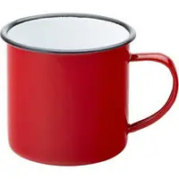 在飛比找樂天市場購物網優惠-《Utopia》琺瑯馬克杯(紅300ml) | 水杯 茶杯 