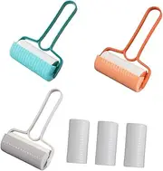 3 Sets Sticker Rollers Pet Hair Hair Sticky Remover Pet Hair Lint Roller Clothes Hair Removal Roller Pets Hair Sticky Roller Sticky Hair Remover Lint Remover Pp