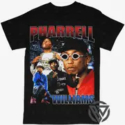Pharrell Williams Tee Shirt Hip Hop Rap Style T-shirt