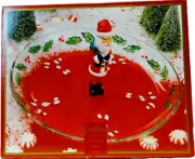 Holiday Tradition Gorham Winter Candy Dish W/ Santa Clause