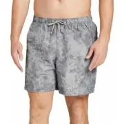 NWT DSG Men's Lifestyle Shorts 6" Fully Lined Charcoal Blurred Floral XL 2XL