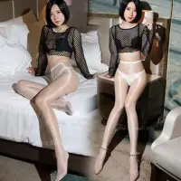 在飛比找momo購物網優惠-【sexbaby99】新二代顯瘦閃亮3D柔滑性感全透明絲襪 