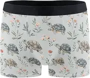 [FRODOTGV] Cuturtles Men's Boxer Briefs Shorts Athletic Underwear for Men Compression Boxer Para Hombre