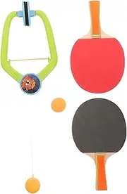 Enhance Hand-Eye Coordination Portable Table Tennis Trainer for Home School Boys and Girls Adults Training Tool