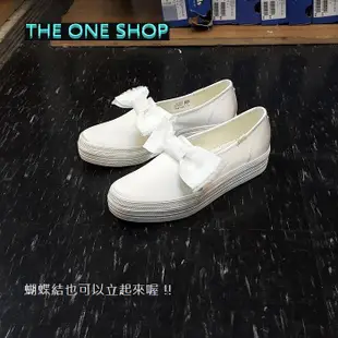 Keds Kate Spade 新娘鞋 厚底 蝴蝶結 緞帶面 珍珠白 白色 新娘 婚紗 婚鞋 增高 聯名 WF60500