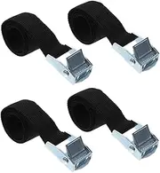 EXAOMBLE 4pcs Heavy Duty Cam Packing Straps for Cargo Lashing Tie Down Straps for Car Roof Rack Kayak Motorcycle Sturdy and Reliable for Moving Storage